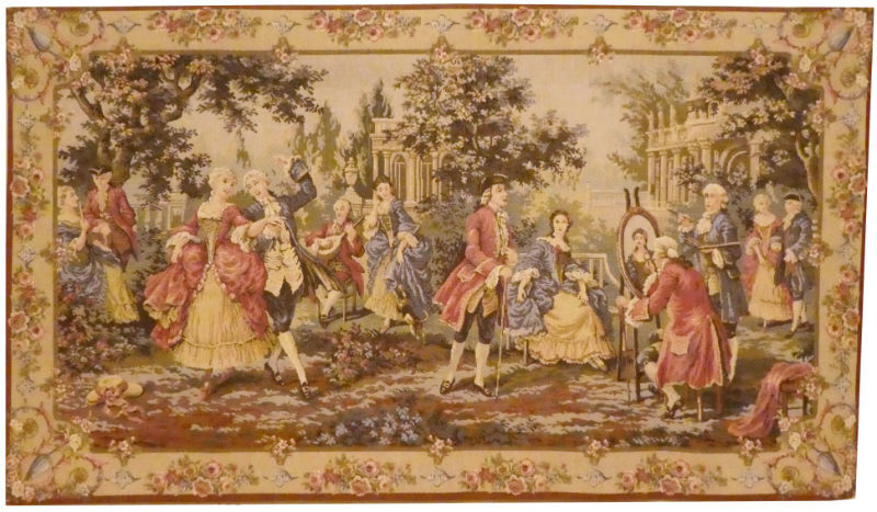 La tapicería es una forma de arte textil muy utilizada en estilos como el barroco o el rococó. 
