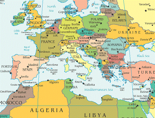 mar meditrraneo - se encuentra en europa es uno de los mares mas navegados dle mundo