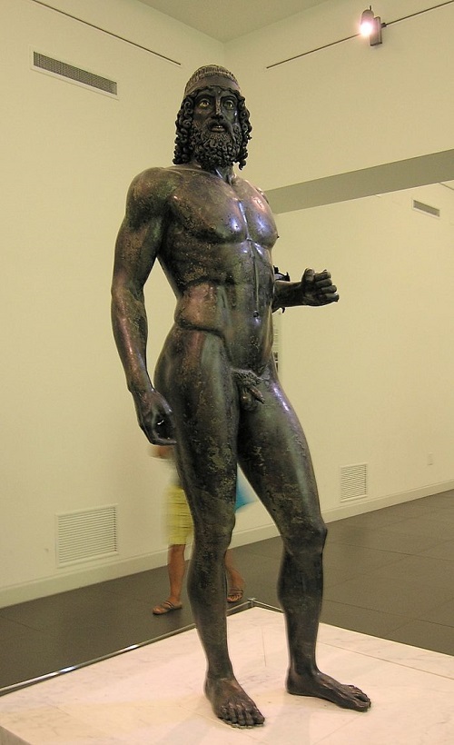 Guerreros de Riace, ejemplo de escultura griega