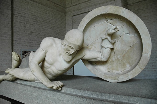 El guerrero de Afaia, ejemplo de escultura griega