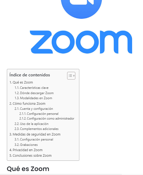 instructivo para usar zoom. ejemplos de instructivo