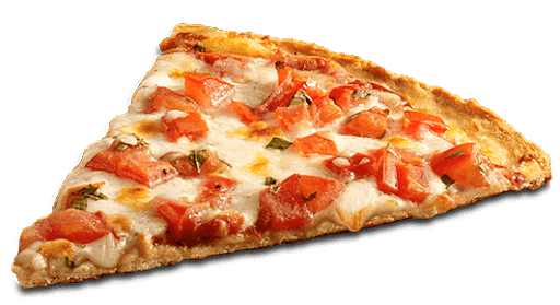 las porciones de pizza tienen forma de triangulo isosceles