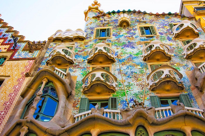 Casa Batló es un ejemplo de art nouveau del modernismo catalán