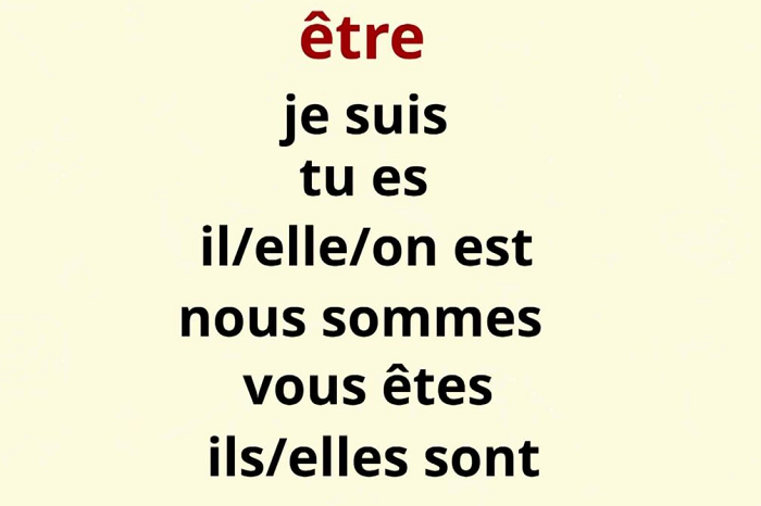 ejemplos de oraciones en francés con el verbo etre